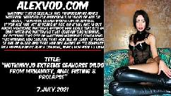 Hotkinkyjo extreme seahorse dildo de mrhankey fisting anal e prolapso