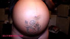 Vídeo final de heather deep grávida 9 meses grávida antes do nascimento