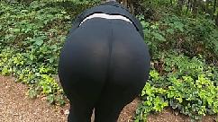 Giant ass mom public wedgie walk