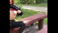 Creampie pública foda e chupando pau casal amador kleomodel