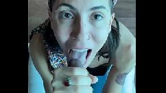 Exotic gf dirty talk e goodbye bj