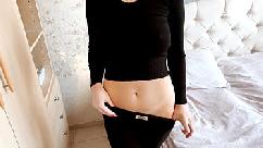 Anal matinal em calças de ioga