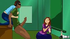 Professora casada chupa grande pau preto depois do trabalho