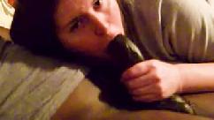 Garota branca e grossa pega o homem é um bbc