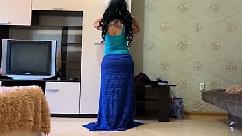 Velhinha com bunda grande também quer sexo anal com filho