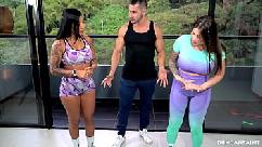 2 putas de academia querem o pau do treinador