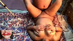 Sexo amador com uma gordinha saliente